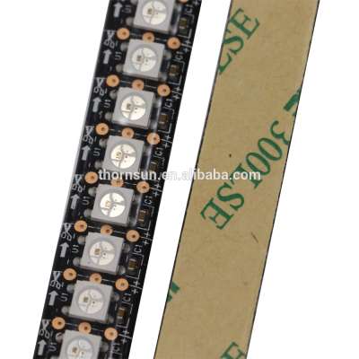 Factory direct sale 5V digital addressable ws2812b 144leds/M rgb led strip light with good price