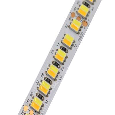 SMD5050 CW/WW dual color temperature adjustable CCT 24V Double Color 120led LED Flexible Strip