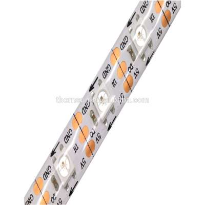 Factory direct sale 5V digital addressable ws2812b 60leds/M rgb led strip light with good price